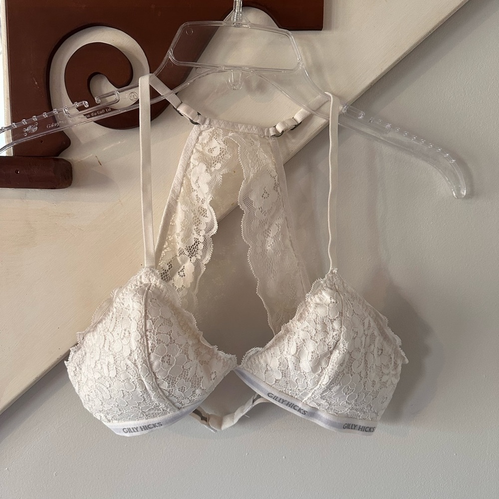 Gilly Hicks White Lace Bralette